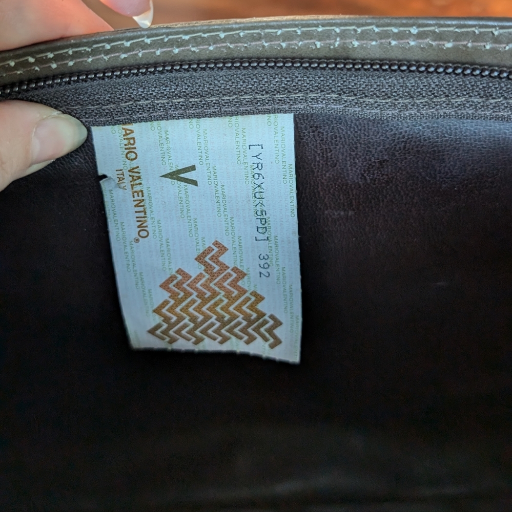 Brown MARIO VALENTINO Vintage Clutch - Picture 8 of 12